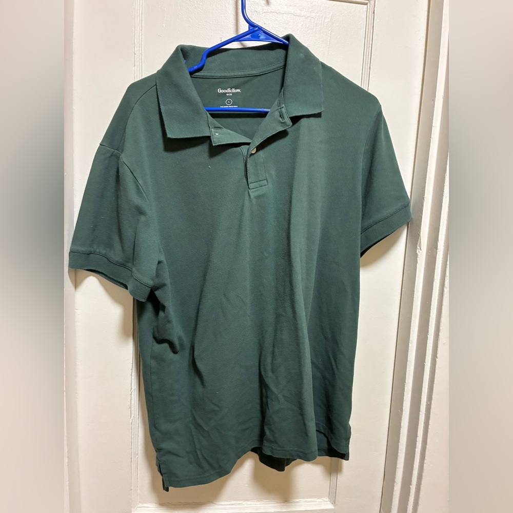 Goodfellow & Co Men's Green Polo Shirt - L